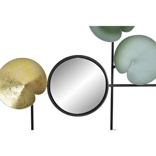 Zidni Ukras DKD Home Decor Ogledalo Listovi zlatan Metal Metvica Orijentalno (45 x 3 x 30 cm) Cijena