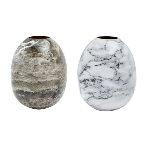 Vrč DKD Home Decor Metal Smeđa Bijela Mramor moderan (13 x 13 x 16 cm) (2 kom.) Cijena