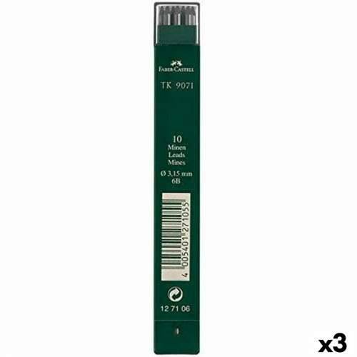 Zamjena mine Faber-Castell Drvo 3 Dijelovi 6B Cijena