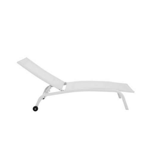 Pludmales guļamkrēsls DKD Home Decor S kotačima PVC Aluminij (187,5 x 64 x 97 cm) Cijena