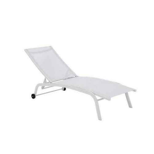 Pludmales guļamkrēsls DKD Home Decor S kotačima PVC Aluminij (187,5 x 64 x 97 cm) Cijena
