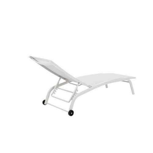 Pludmales guļamkrēsls DKD Home Decor S kotačima PVC Aluminij (187,5 x 64 x 97 cm) Cijena