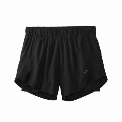 Sportske Kratke Hlače za Žene Brooks Chaser 5” 2-in-1 Crna Cijena