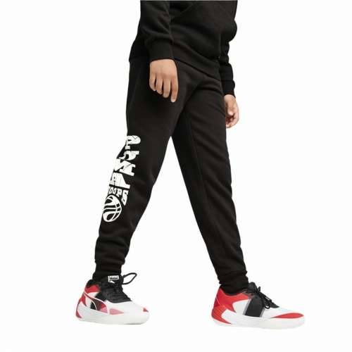 Dječke Sportske Kratke Hlače Puma Basketball Blueprint Pants Fl. Infantil Crna Cijena