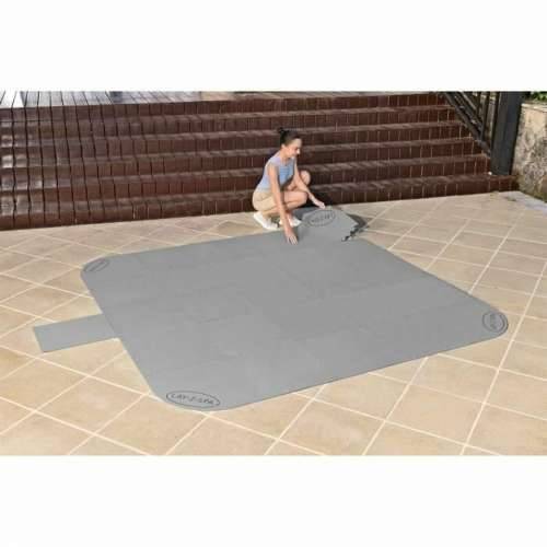 Zaštitni pod za rastavljive bazene Bestway Lay-Z-Spa 196 x 196 cm Siva Polietilen Cijena