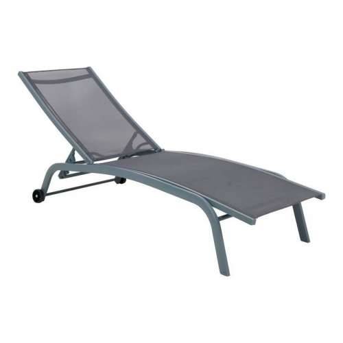 Pludmales guļamkrēsls DKD Home Decor PVC Aluminij (187,5 x 64 x 97 cm) Cijena