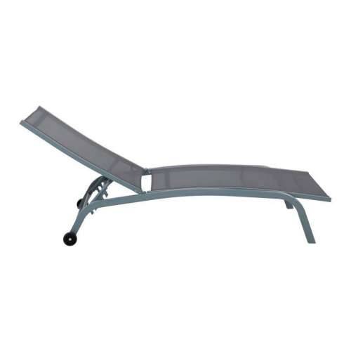 Pludmales guļamkrēsls DKD Home Decor PVC Aluminij (187,5 x 64 x 97 cm) Cijena