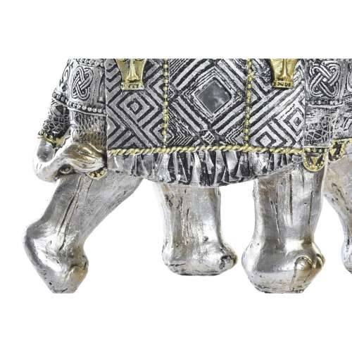 Ukrasna figura DKD Home Decor Slon Srebrna zlatan Smola (22,5 x 10,7 x 21,5 cm) (2 kom.) Cijena