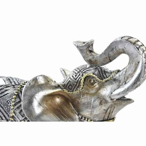 Ukrasna figura DKD Home Decor Slon Srebrna zlatan Smola (22,5 x 10,7 x 21,5 cm) (2 kom.) Cijena