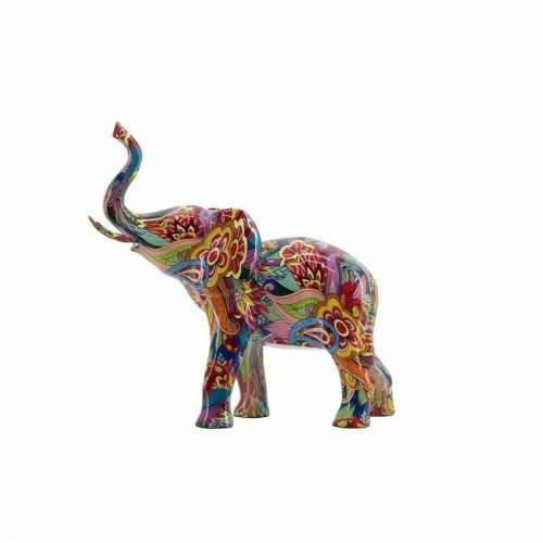 Ukrasna figura DKD Home Decor Slon Smola moderan (26,5 x 10 x 22 cm) Cijena