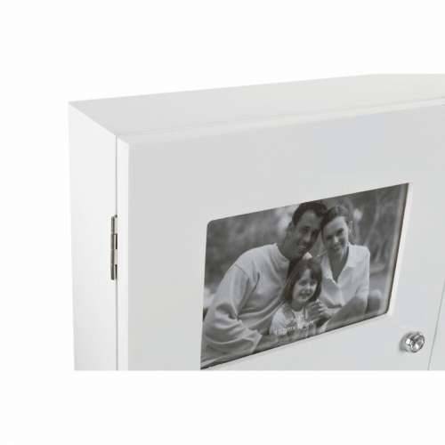 Cutie Decorativă DKD Home Decor Bijela Kristal Drvo MDF romantični Okvir za fotografije brojač Cijena