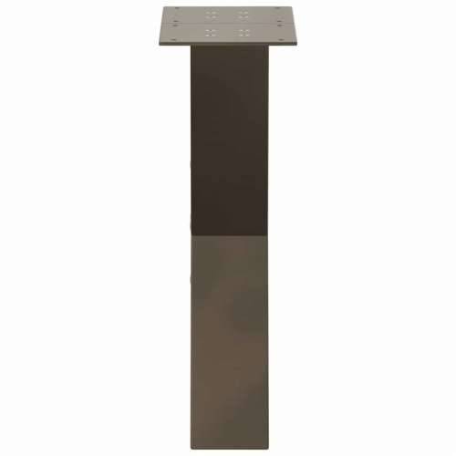 Noge za klub stolić u obliku slova X, 2 kom, prirodni čelik, 38 x (42-43) cm, čelik - Prirodna 38 x (42-43) cm (80 mm) 2 1 Cijena