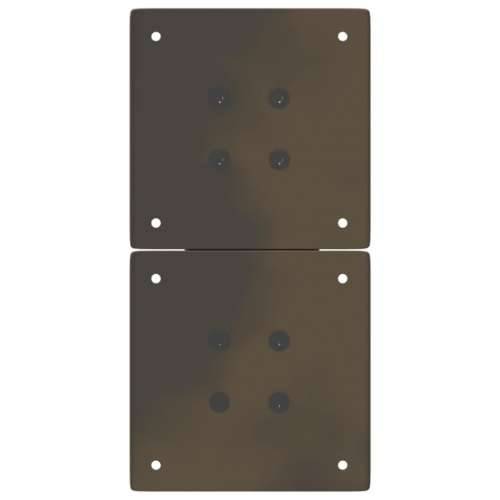 Noge za klub stolić u obliku slova X, 2 kom, prirodni čelik, 38 x (42-43) cm, čelik - Prirodna 38 x (42-43) cm (80 mm) 2 1 Cijena