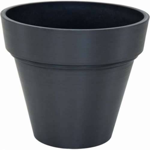 Posuda Mega Collections Ecostone Planter Crna 55 x 51 cm Cijena