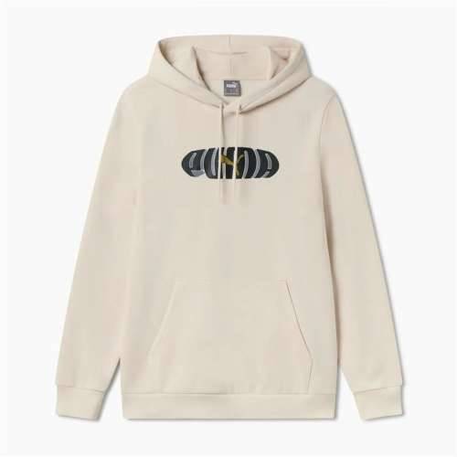 Muška Majica s Kapuljačom Puma Ess+ Graphic Hoodie Fl Bež Cijena