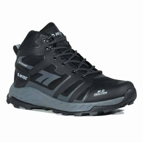 Čizme za planinarenje Hi-Tec Toubkal Mid Waterproof Crna Cijena