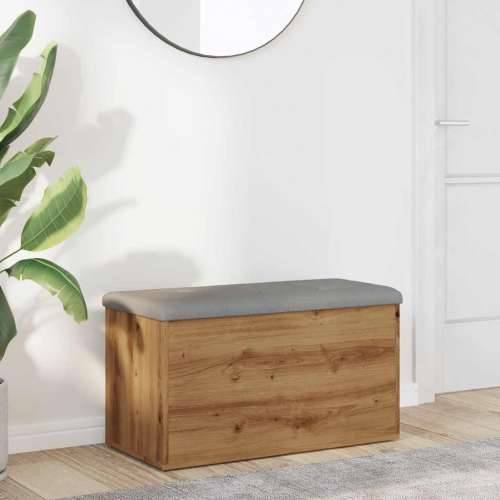 Klupa za odlaganje Artisan hrast 82x42x45 cm izrađeno drvo - hrast artisan 82 x 42 x 45 cm Cijena