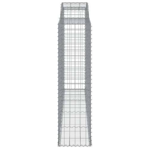 Lučne gabionske košare 11kom 300x50x180/200cm pocinčano željezo - 300 x 50 x 180/200 cm 11 Cijena