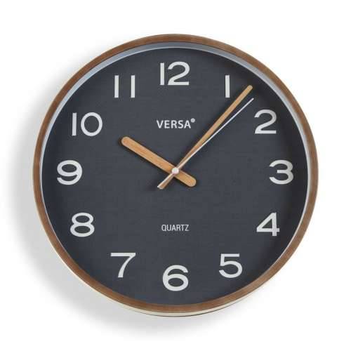 Zidni sat Versa Siva Plastika Kvarc 4,3 x 30 x 30 cm Cijena