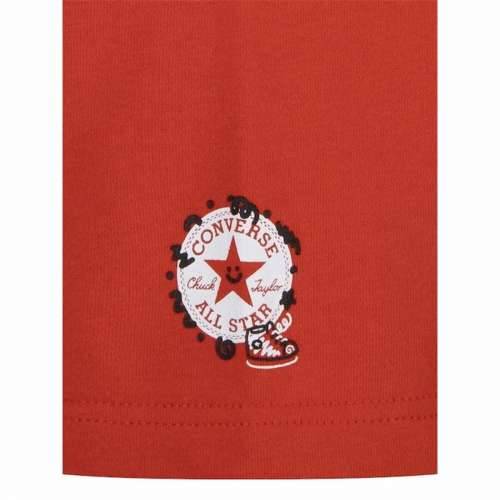 Sportski Komplet za Djecu Converse Squiggle S/Se+Ft Bijela Crvena 2 Dijelovi Cijena