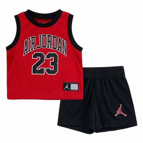 Sportski Komplet za Djecu Jordan Muscle Short Crna Crvena 2 Dijelovi Cijena