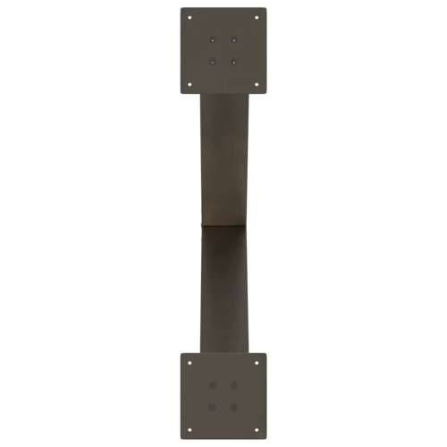 Noge za blagovaonski stol u obliku slova X, 3 kom, prirodni čelik, 80 x (72-73) cm, čelik - Prirodna 80 x (72-73) cm (80 mm) 3 1 Cijena