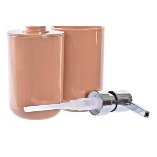 Set za Kupaonicu DKD Home Decor Prirodno Siva Oranžna Koraljni Aluminij Bambus PS moderan (9 x 7 x 16 cm) (2 kom.) (7 x 7 x 16 c Cijena