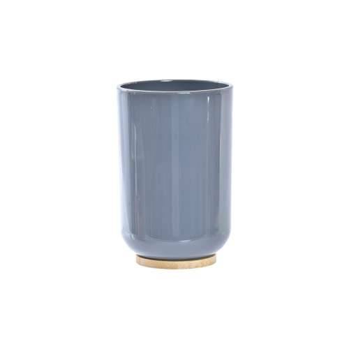 Set za Kupaonicu DKD Home Decor Prirodno Siva Oranžna Koraljni Aluminij Bambus PS moderan (9 x 7 x 16 cm) (2 kom.) (7 x 7 x 16 c Cijena