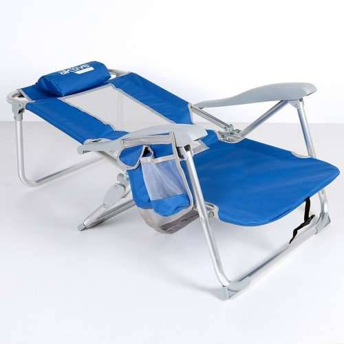 Stolica za za plažu Aktive Plava Bijela 49 x 78 x 56 cm (2 kom.) Cijena