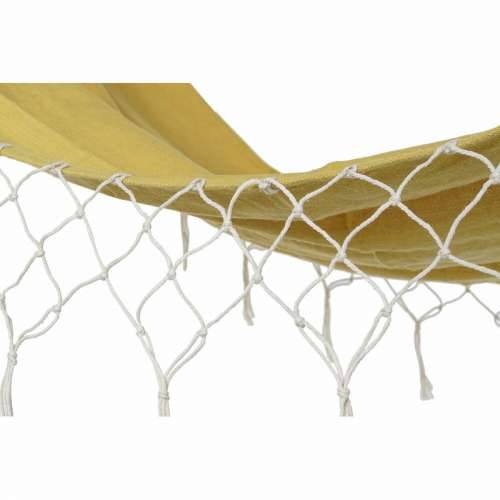 Hamak DKD Home Decor Oker Poliester Pamuk Borovina šiške (255 x 80 x 28 cm) Cijena