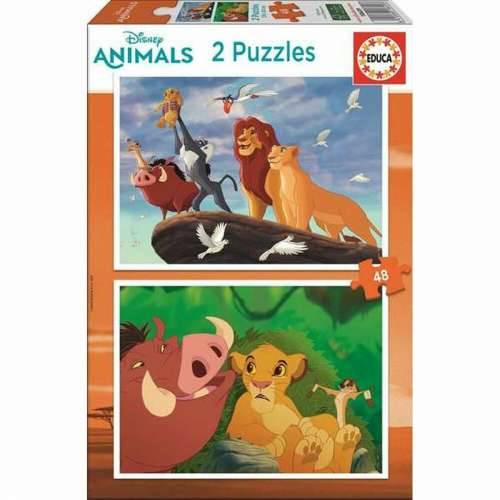 Puzzle Educa Lion King (2 x 48 pcs) Cijena