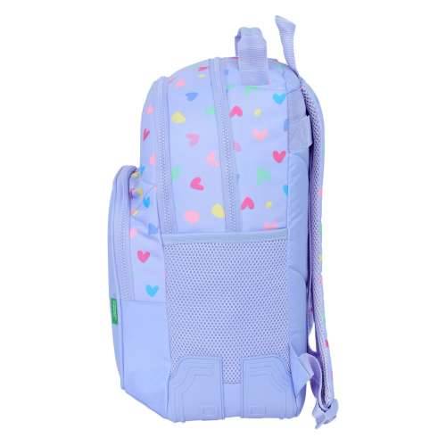 Školski Ruksak Benetton Lila Lila 32 x 42 x 15 cm Cijena