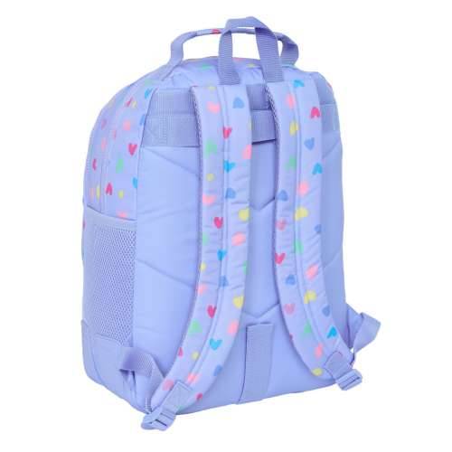 Školski Ruksak Benetton Lila Lila 32 x 42 x 15 cm Cijena