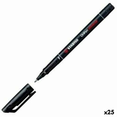 Trajni marker Stabilo OHPEN UNIVERSAL Crna 0,7 mm 10 Dijelovi (25 kom.) Cijena