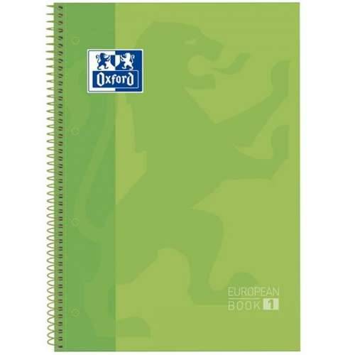 Bilježnica sa Spiralnim Uvezom Oxford Classic Europeanbook 1 Write&Erase Zelena A4+ 80 Listovi 5 Dijelovi (2 kom.) Cijena
