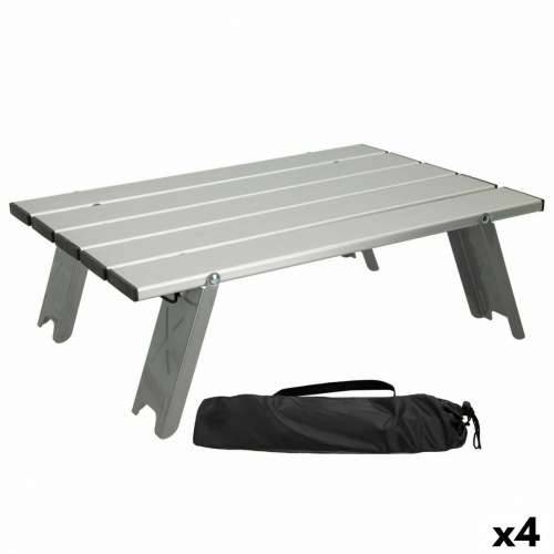 Sklopivi stol Aktive Srebrna Aluminij 40 x 13 x 28,5 cm (4 kom.) Cijena