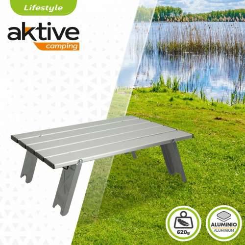 Sklopivi stol Aktive Srebrna Aluminij 40 x 13 x 28,5 cm (4 kom.) Cijena