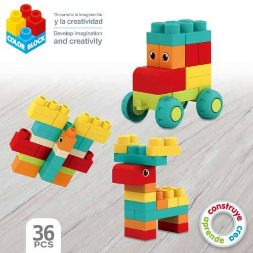 Igra Gradnje Color Block Torba 36 Dijelovi (6 kom.) Cijena