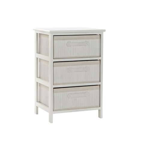 Ormarić s ladicama DKD Home Decor Bijela Bambus Paulovnija 42 x 32 x 63 cm Cijena