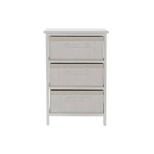 Ormarić s ladicama DKD Home Decor Bijela Bambus Paulovnija 42 x 32 x 63 cm Cijena