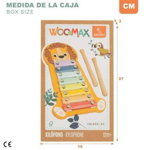 Ksilofon Woomax Lav Drvo 16 x 2,5 x 26 cm (6 kom.) Cijena