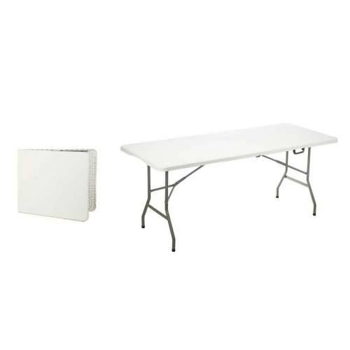 Sklopivi stol Bijela Siva Polietilen 180 x 70 x 74 cm Cijena