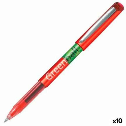 Olovka s tekućom tintom Pilot Green-Ball Crvena (10 kom.) Cijena