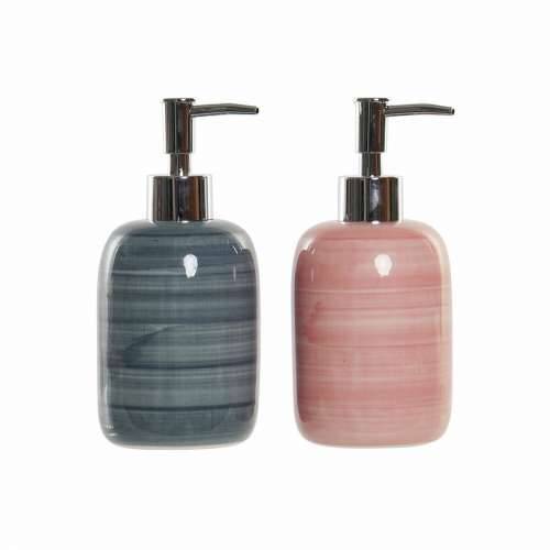 Dozator za Sapun DKD Home Decor Plava Roza PVC Gres Keramika Skandinavski 8 x 8 x 16 cm (2 kom.) Cijena