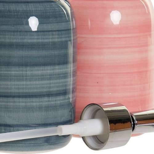 Dozator za Sapun DKD Home Decor Plava Roza PVC Gres Keramika Skandinavski 8 x 8 x 16 cm (2 kom.) Cijena