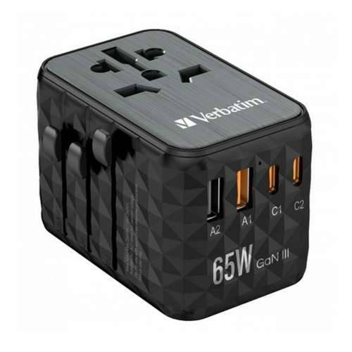 Univerzalni adapter Verbatim Crna Siva 65 W Cijena
