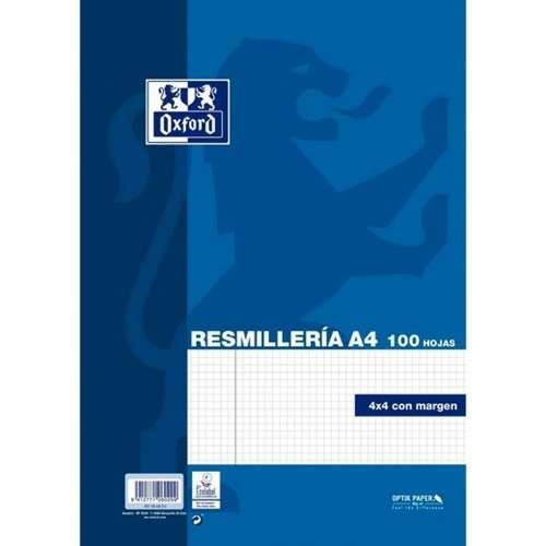 Rezervni listovi Oxford OptikPaper Plava A4 100 Listovi (24 kom.) Cijena