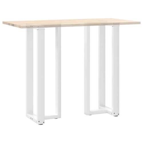 Noge za barski stol T-oblika 2 kom Bijele 40x35x(110-111) cm Čelik - Bijela 40 x 35 x (110-111) cm 1 Cijena