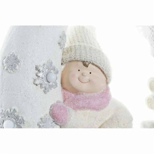 Ukrasna figura DKD Home Decor Bijela Roza Jesec 31 x 20 x 43 cm (2 kom.) Cijena