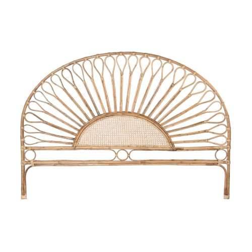 Uzglavlje DKD Home Decor Prirodno Suncokret Drvo Ratan 178 x 4 x 90 cm 178 x 4 x 127 cm Cijena